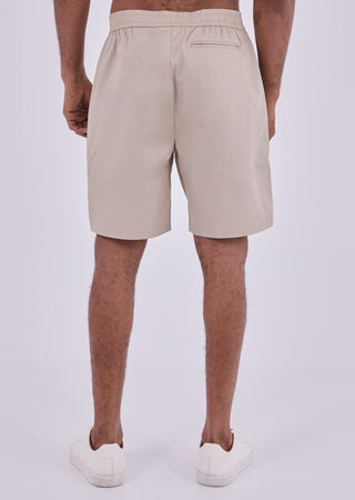 LC Short Men's Poplin Cotton Shorts Vintage Khaki