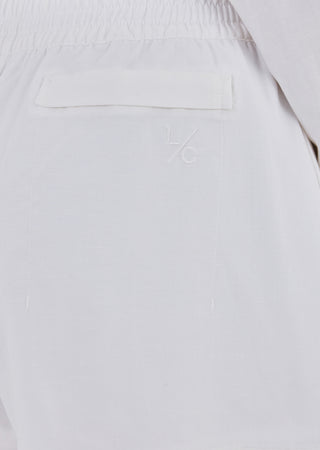 LC Short Women Linen Relaxed Short Ivory