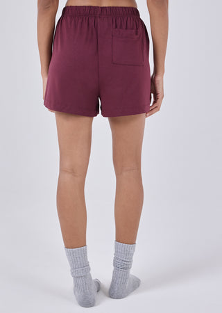LC Short Women's Sleep Short Dark Burgundy