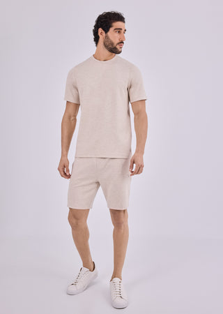 LC Shorts Men's Relaxed Shorts Oatmeal Heather