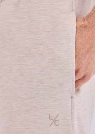 LC Shorts Men's Relaxed Shorts Oatmeal Heather
