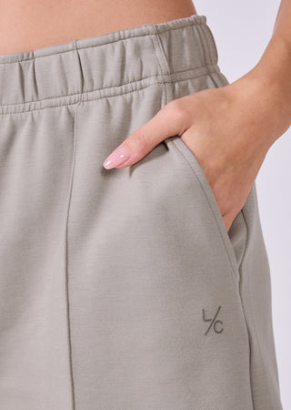 LC Shorts Women's Pintuck Shorts Vintage Khaki