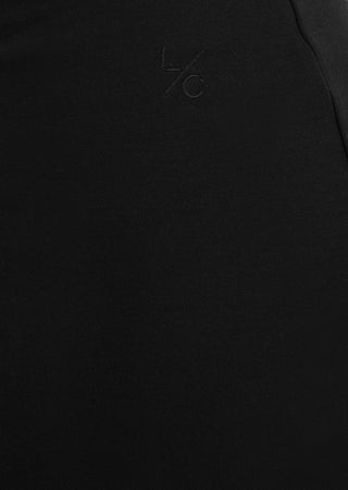 LC Skirts Women's Ruched Front Skirt Black