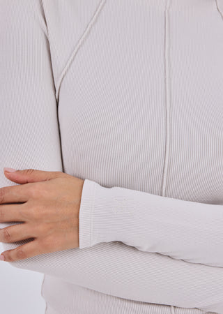 LC Slash Neck Top Women's Slash Neck Top Bone