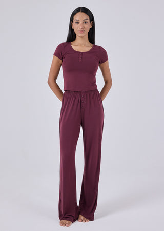 LC Sleep Tee Women's Sleep Tee Dark Burgundy