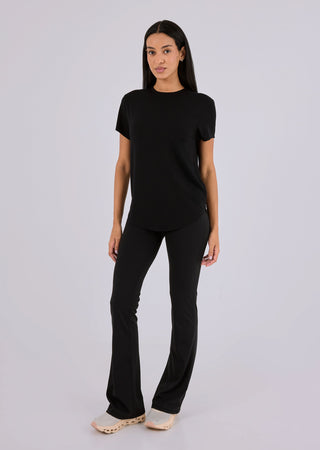 LC Split Back Tee Women’s Aloe Split Back Tee Black