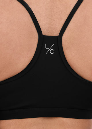 LC Sports Bras Women's Cami Bra Black