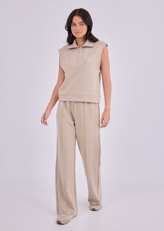 LC Straight Leg Pant Short length All-Around Lounge Straight Leg Short length Pant Beige