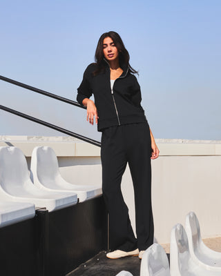 LC Straight Leg Pant Short length Women's Straight Leg Short Length Pants Black