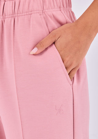 LC Straight Leg Pant Short length Women's Straight Leg Short Length Pants Dusty Pink
