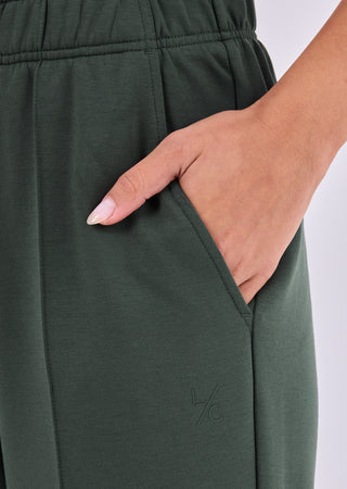 LC Straight Leg Pant Short length Women's Straight Leg Short Length Pants Green Forest