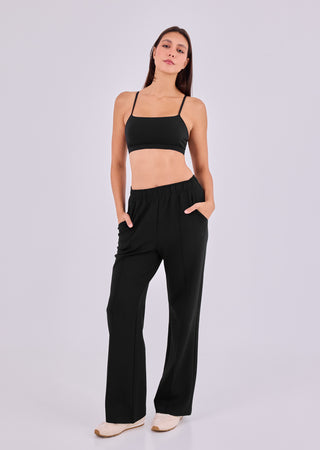LC Straight Leg Pants Women's Straight Leg Pants Black