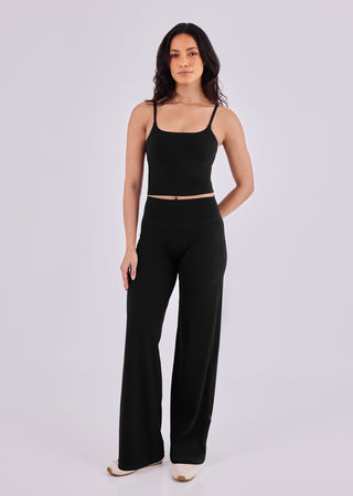 LC Straight Leg Pants Women's Straight Leg Pants (Regular) Black