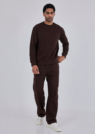 LC Sweat Pant Oversized Sweat Pant Dark Cocoa