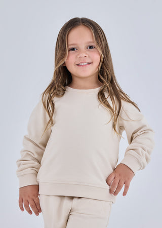 LC Sweat Top Unisex Kids Sweater Ecru