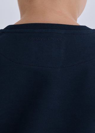 LC Sweat Top Unisex Kids Sweater Navy Pewter