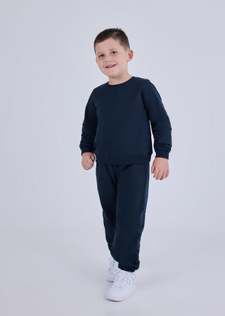 LC Sweat Top Unisex Kids Sweater Navy Pewter