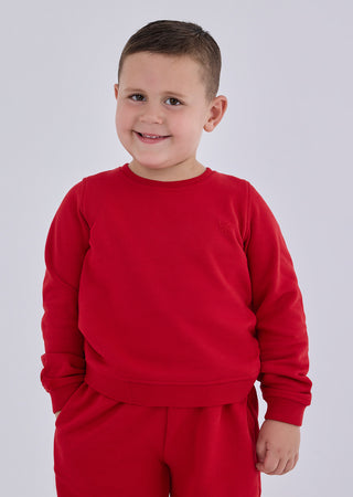 LC Sweat Top Unisex Kids Sweater Vivid Red