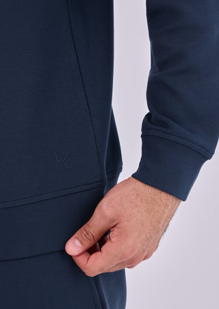LC Sweatshirts Men's Half-Zip Sweat Dark Navy