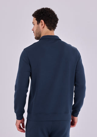 LC Sweatshirts Men's Half-Zip Sweat Dark Navy