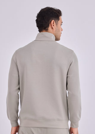 LC Sweatshirts Men's Half-Zip Sweat Vintage Khaki