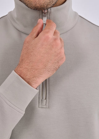 LC Sweatshirts Men's Half-Zip Sweat Vintage Khaki