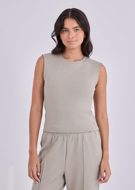 Women's Crew Tank Vintage Khaki