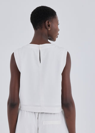 LC Tank Women Linen Relaxed Tank Ivory