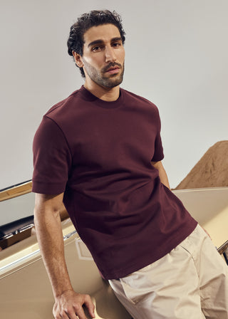 LC Tee Men's Relaxed Tee Purple Fig