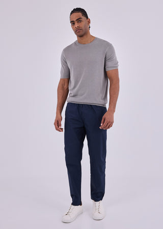 LC Tee Men's Silk Touch Knit Tee Silver Grey