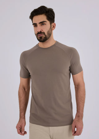 LC Tee Mens Essential Tee Walnut