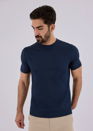 LC Tee Mens Mercerised Tee Dark navy