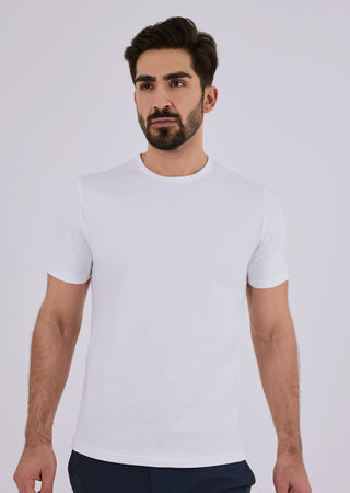 LC Tee Mens Mercerised Tee Ivory