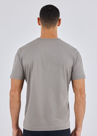 LC Tee Mens Mercerised Tee Pebble Grey