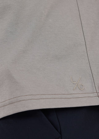 LC Tee Mens Mercerised Tee Pebble Grey