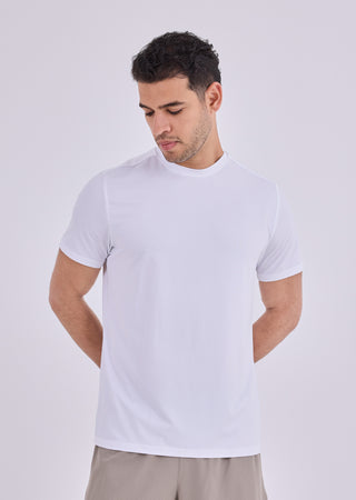 LC Tees Men's Active Tee White