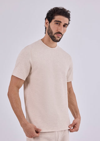 LC Tees Men's Classic Tee Oatmeal Heather