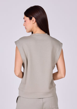LC Tees Women's Boxy Tee Vintage Khaki