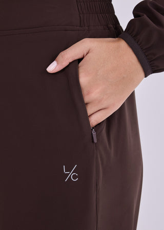 LC Training Pants Women's Wide Leg Pant Dark Cocoa