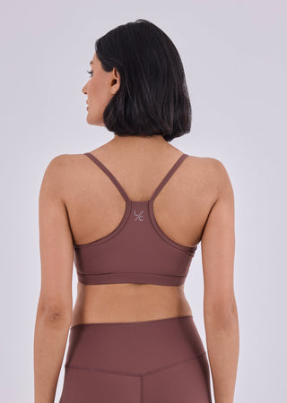 LC Women's Cami Bra & Legging 7/8 Set Tawny Rust