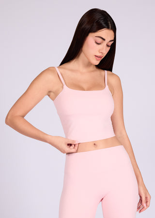 LC Women's Cami Top & Shorts 6" Light Pink