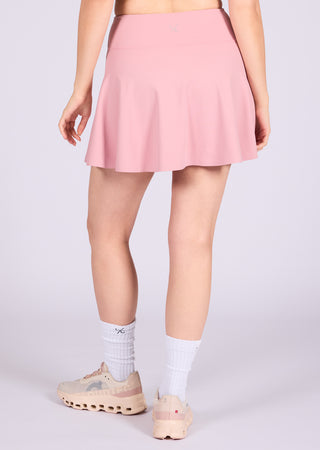 LC Women's Contrast Cami Top & Skirt Set Dusty Pink