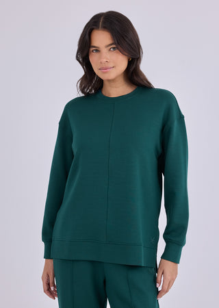 LC Women's Crew Sweat & Straight Leg Pants Deep Teal