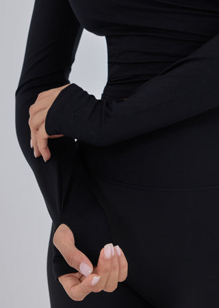 LC Wrap Top Women’s Aloe Wrap Top Black