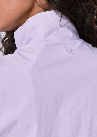 LC Zip top Womens Ripstop Zip Through Jacket Lilac Thistle