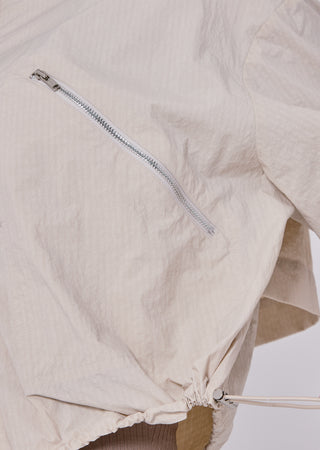 LC Zip top Womens Ripstop Zip Through Jacket Stone