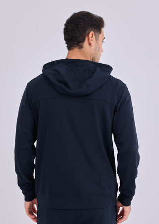 LC Zip Up Men's All-Around Lounge Zip Up Hoodie Dark Navy