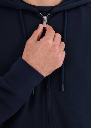 LC Zip Up Men's All-Around Lounge Zip Up Hoodie Dark Navy