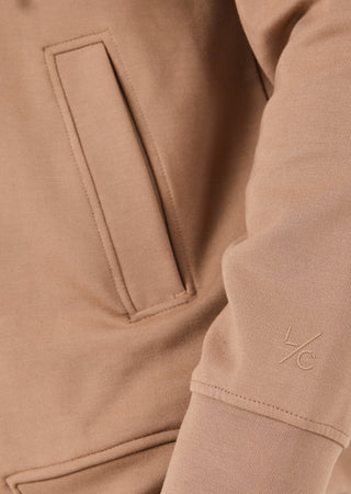 LC Zip Up Men's Zip Up Hoodie Camel