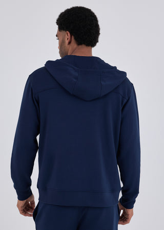 LC Zip Up Mens All Around Lounge Zip Up Hoodie Dark Navy